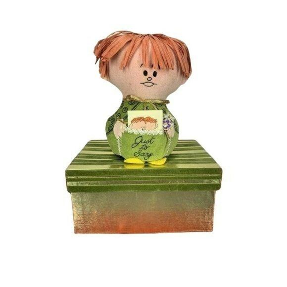 Dolly Gram Just to Say Happy Anniversary Figure western union Doll Vintage - Picture 1 of 11